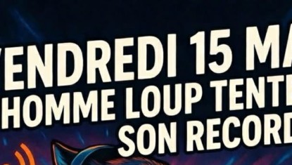 L'homme Loup tente de battre son record de Live non stop